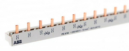 2CDL230001R1060 Разводка шинная 3ф PS3/60 Comp(PIN) ABB 