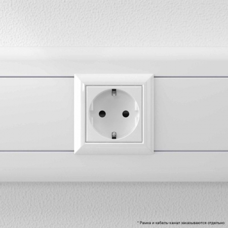 4400002 Розетка 1-м 2мод. Avanti "Белое облако" 16А IP20 2P+E защ. шторки бел. DKC 