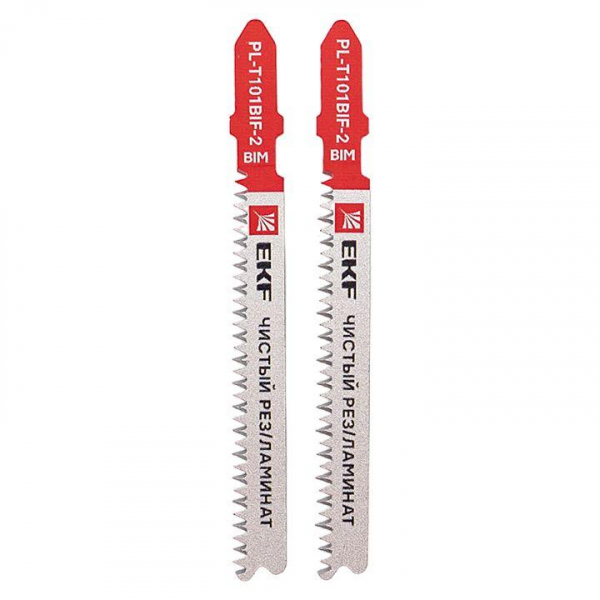 pl-t101bif-2 Пилка для электролобзика T101BIF (чистовой рез ламината)(BIM) (уп.2шт) Professional EKF 