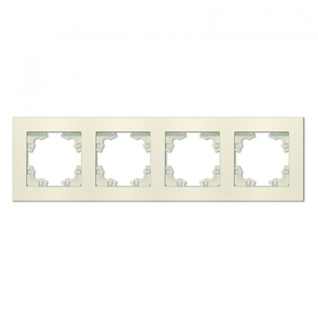 A0046-I Рамка 4-м Афина универс. сл. кость (ivory) Universal 