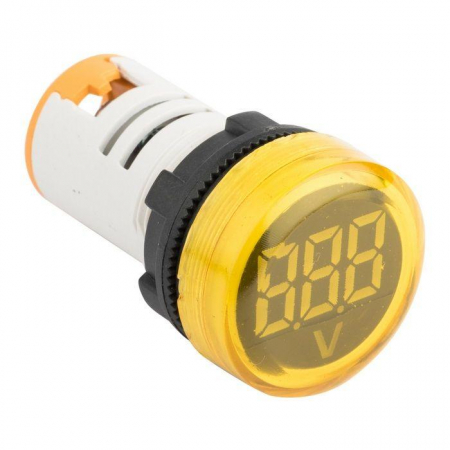 ed16-22vd-y Индикатор значения напряжения ED16-22VD желт. PROxima EKF 