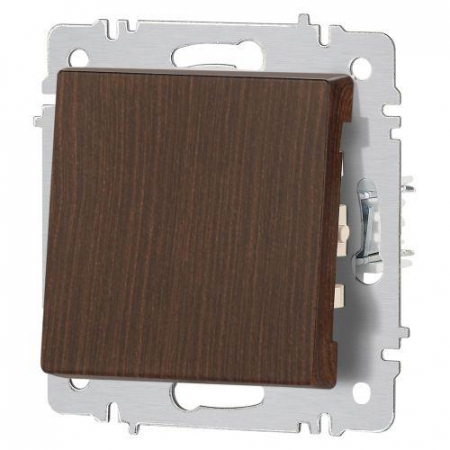 Б0063623 Кнопка Accent 6-109-10 10А-250В IP20 СУ венге Intro 