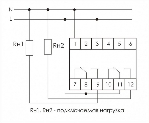 EA02.001.006 Реле времени PCR-515 2х8А 230В 2перекл. IP20 задержка включ. монтаж на DIN-рейке F&F 