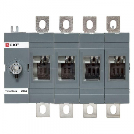 tb-s-200-4p Рубильник 4п 200А без рукоятки управления TwinBlock EKF 