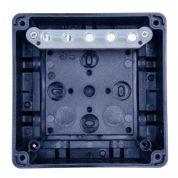 Extherm JB-60-BL Коробка распределительная 110х110х67мм IP 65 в компл. с клеммным рядом 5х6кв.мм 41А черн. EXTHERM 