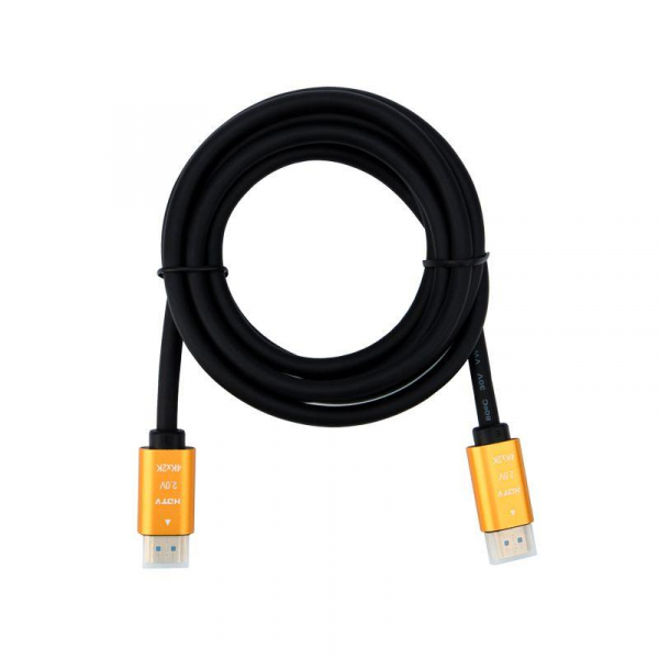 17-6104 Кабель HDMI - HDMI 2.0 2м Gold Rexant 