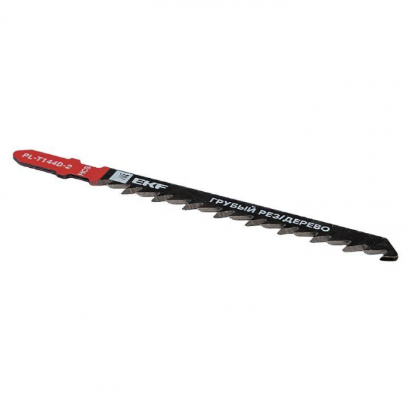 pl-t144d-2 Пилка для электролобзика T144D (грубый рез по дереву и ДВП)(HCS) (уп.2шт) Master EKF 