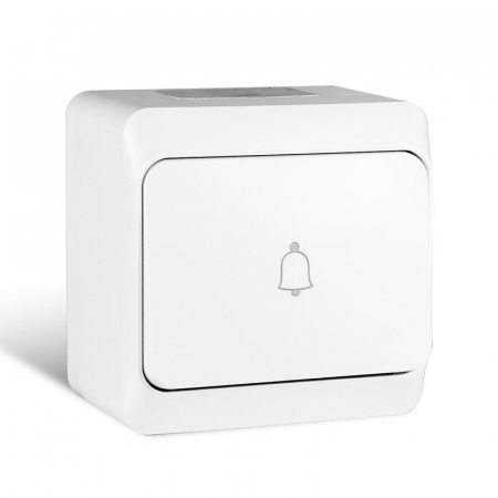 TKE-NX-DB-C01-IP54 Кнопка звонка ОП Nix 10А IP54 250В бел. TOKOV ELECTRIC 