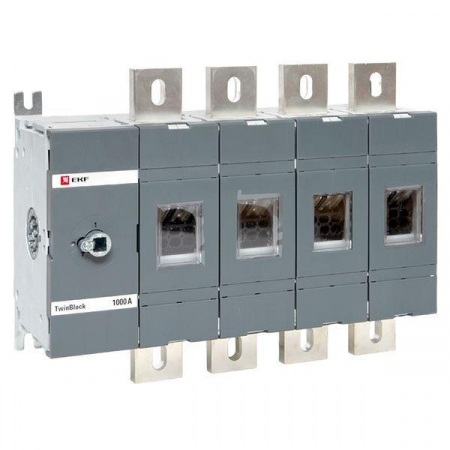 tb-s-1000-4p Рубильник 4п 1000А без рукоятки управления TwinBlock EKF 