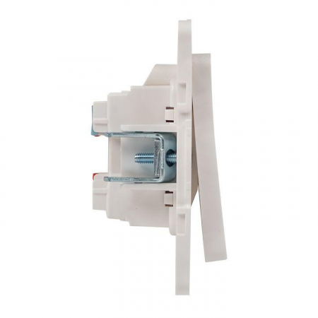 EYV10-027-10 Переключатель проходной 2-кл. Стокгольм 10А механизм бел. PROxima EKF 