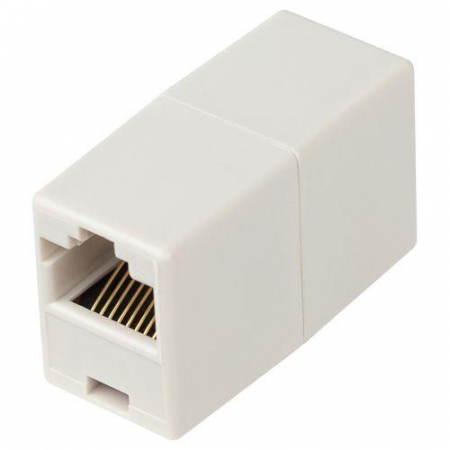 Б0056898 Адаптер проходной RJ45-RJ45 кат.5E неэкранир. (уп.20шт) Эра 