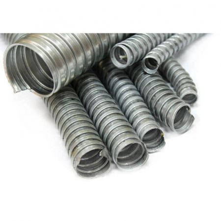 zeta42422 Металлорукав Р3-ЦХ 12 d12мм без протяжки (уп.50м) ГОФРОМАТИК 