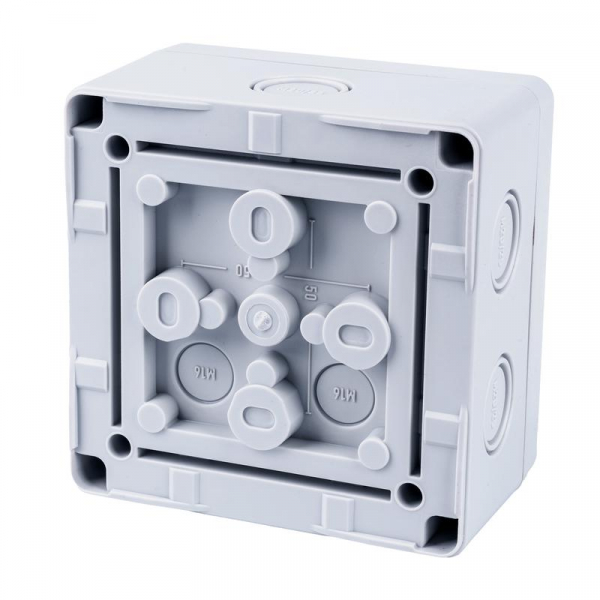 Extherm JB-60-GR Коробка распределительная 110х110х67мм IP 65 в компл. с клеммным рядом 5х6кв.мм 41А сер. EXTHERM 