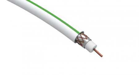 Б0044612 Кабель коаксиальный SAT 703 B.Cu/оплетка Cu 75проц. PVC 75Ом бел. (м) Эра 