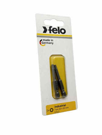 03620536 Бита Е6.3 TX20х50 Industrial (блист.2шт) FELO 