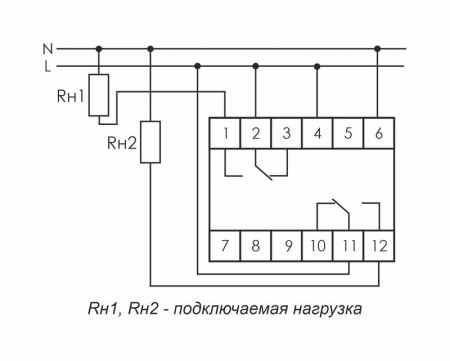EA02.001.022 Реле времени PCU-507 2х8А 230В 2п IP20 многофункц. 2 независимых времен. 1 мод. монтаж на DIN-рейке F&F 
