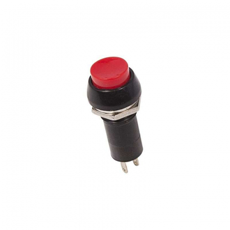 36-3030 Выключатель-кнопка 250В 1А (2с) ON-OFF красн. (PBS-11А) Rexant 