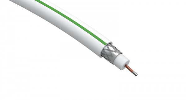 Б0044608 Кабель коаксиальный SAT 703 B.CCS/оплетка Al 75проц. PVC Simple 75Ом бел. (м) Эра 