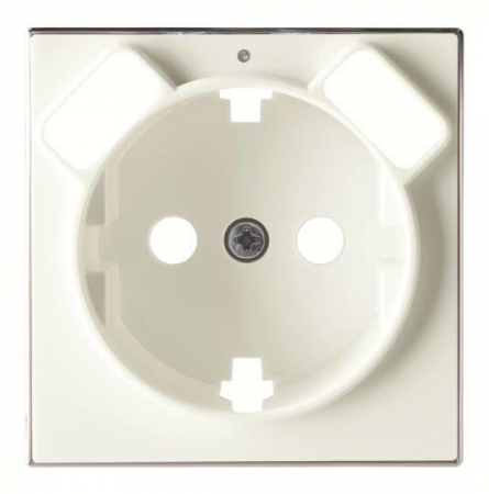 2CLA858830A1101 Накладка для розетки SCHUKO с 2хUSB ЗУ арт.8188.3 SKY бел. ABB 