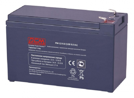 421619 Аккумулятор 12В 9А.ч PM-12-9.0 POWERCOM 