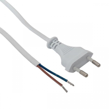 ASL-610 Шнур для бра с ножным выключателем 2м 2х0.5кв.мм EKF 