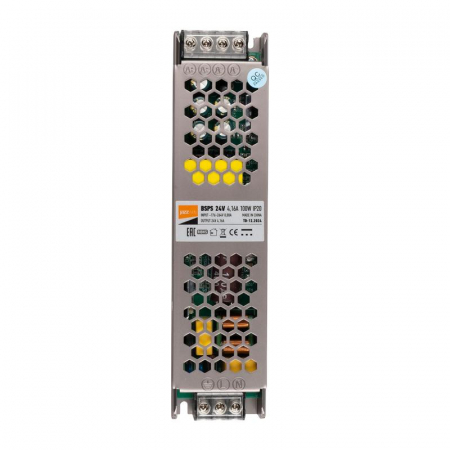 5015555 Блок питания для светодиодной ленты 100Вт 4.16А 24В IP20 BSPS метал. Pro JazzWay 