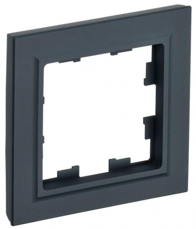 BR-M12-K53 Рамка 1-м BRITE РУ-1-БрГ графит IEK 