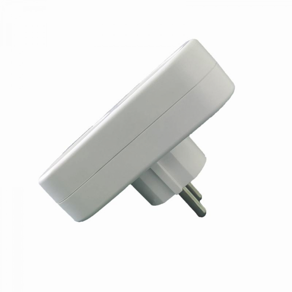 TKL-S2-C01 Разветвитель 2-м без заземл. 16А 250В IP20 полипропилен бел. TOKOV ELECTRIC 