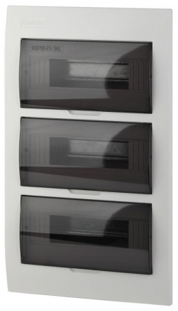 Б0041517 Бокс ЩРВ-П-36 мод. встраив. пластик IP41 SIMPLE NO-box_simple-plastic_36_flush ЭРА 