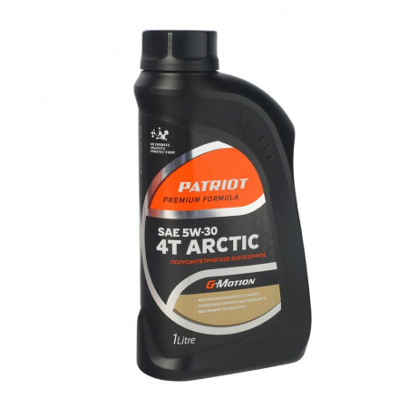 850030100 Масло полусинтетическое G-Motion 5W30 4Т ARCTIC 1л PATRIOT 