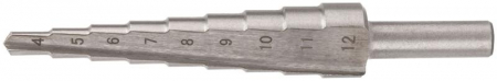 36394 Сверло ступенчатое HSS (Р6М5) по металлу 9 ступеней 4-12мм FIT 