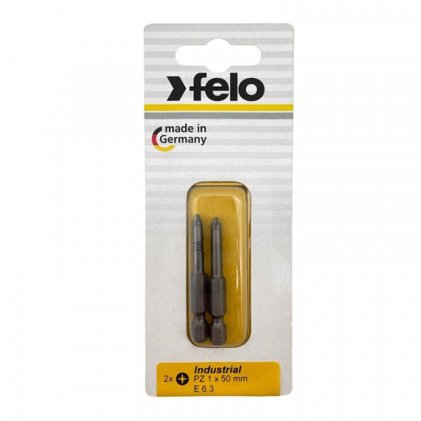 03101536 Бита крестовая PZ 1х50 Industrial (блист.2шт) FELO 