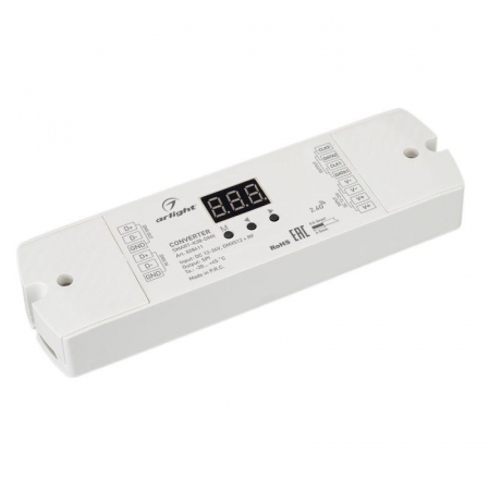 028411 Конвертер SMART-K38-DMX (12-24В SPI 2.4G) (IP20 пластик) Arlight 