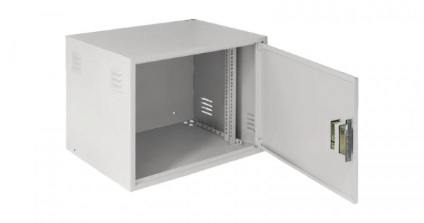 EC-WS-096045-GY Шкаф антивандальный 9U 600х470х450мм настенный сер. NETLAN 