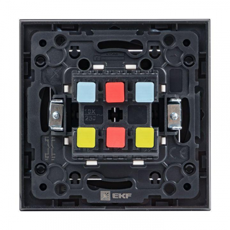 EZV10-027-10 Переключатель проходной 2-кл. Стокгольм 10А механизм черн. PROxima EKF 
