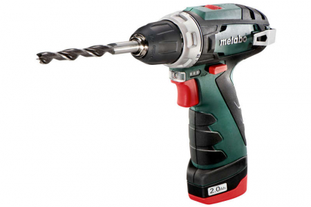 600079500 Винтоверт аккумуляторный PowerMaxx BS 10.8В 1х2.0 патрон сумка Metabo 