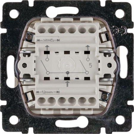 774305 Выключатель 2-кл. СП Valena 10А IP31 250В механизм сл. кость IEK 