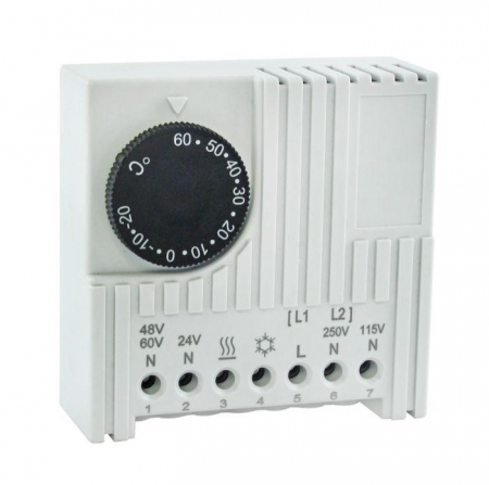 thermo-no-nc-din Термостат NO/NC (охлаждение/обогрев) на DIN-рейку 5-10А 230В IP20 PROxima EKF 