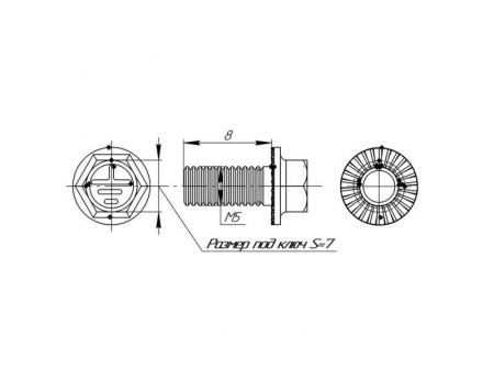 wm5x8 Винт М5х8 EKF 