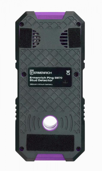 Детектор скрытой проводки Ping SM70 фиолет. Ermenrich 83841