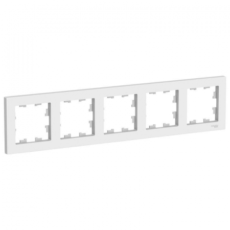 ATN000105 Рамка 5-м AtlasDesign универс. бел. SE 