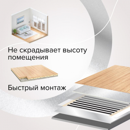 Комплект "Теплый пол" (пленка) PLATINUM 230Вт/кв.м 1.5кв.м CALEO КА000001316
