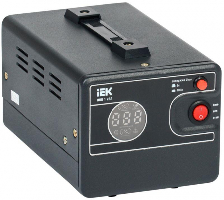 IVS21-1-001-13 Стабилизатор напряжения 1ф 1кВА HUB переносной IEK 