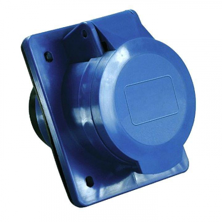 ps-413-16-220 Розетка скрыт. уст. 16А 220В 2P+РЕ IP44 (413) EKF 