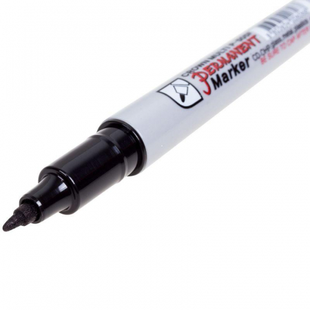 08-8001 Маркер перманентный "Multi Marker Super Slim" 1мм пулевидный черн. Crown 