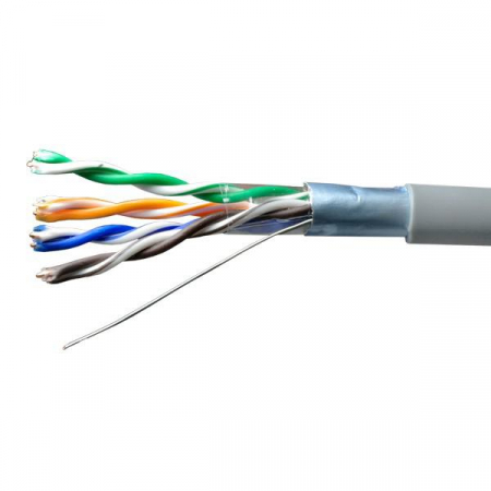 01-1031-1 Кабель витая пара F/UTP кат.5E 4х2х24AWG solid Cu PVC Standard сер. (м) SUPRLAN 