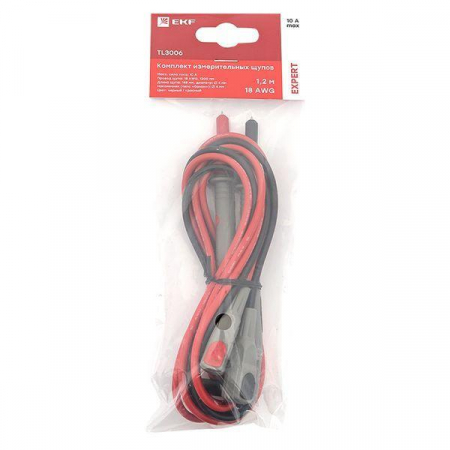 TL3006 Комплект измерительных щупов  (1.2м) (18AWG) Expert EKF 