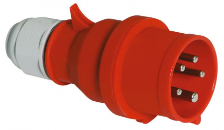 210715 Вилка кабельная 16А 5п 3P+N+PE 400В IP44 Quick-Connect Bals 