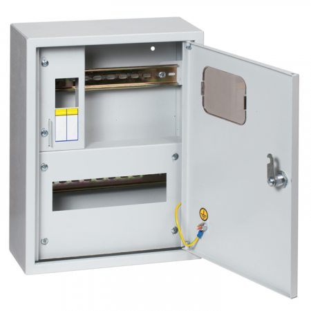 mb23-1/9e Щит ЩУРн 1/9 (Э) (360х280х110) счетчик на DIN-рейку IP31 EKF 