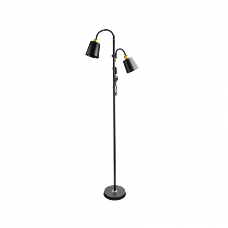 15728 Светильник Ultraflash UF-404 C02 Е27 торшер напольн. черн. Ultraflash 